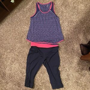 Tangerine workout clothes :)